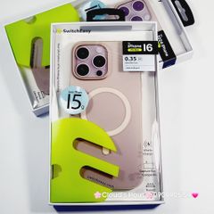 Case Ốp điện thoại iPhone Switcheasy Ultra Slim Nhám Lụa Siêu Mỏng Magsafe 0.35mm 16/Plus/Pro/Promax