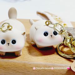 Móc Khóa Mèo Mập Ú Cute Meow bằng sứ