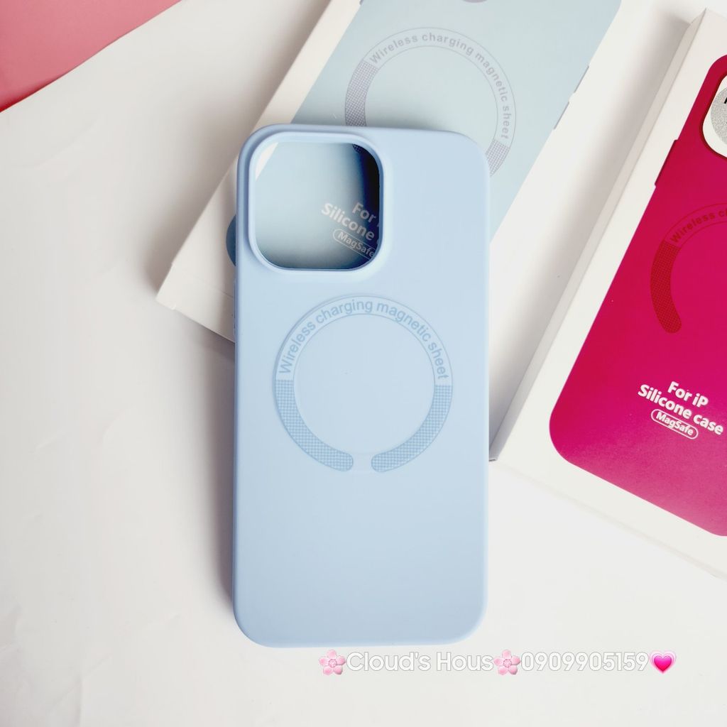 Case Ốp điện thoại iPhone Silicone Magsafe Basic iPhone 11/12/13/14/15/Plus/Pro/Promax