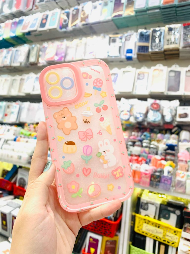 CASE iPhone TRONG SUỐT DẺO HÌNH KUTE