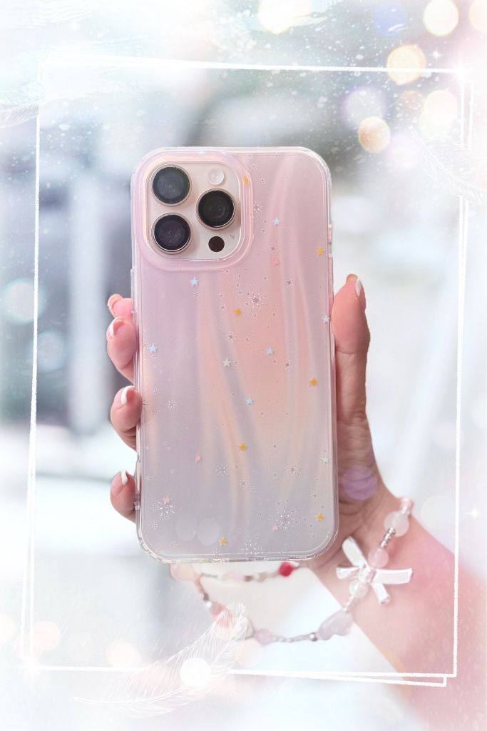 Case Ốp điện thoại iPhone Ngôi Sao Hologram Bling Bling iPhone 13/14/15/16/Pro/Promax
