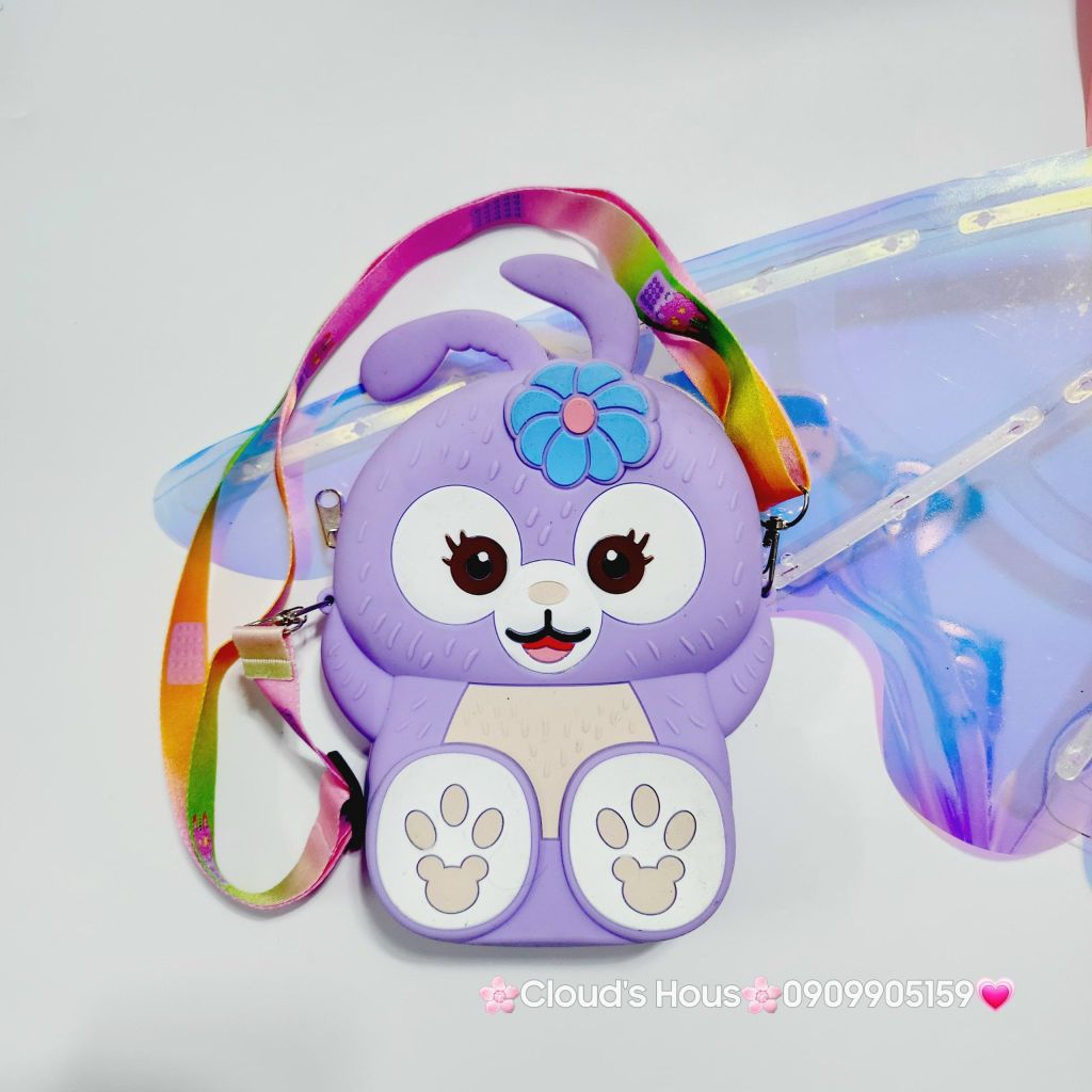 TÚI ĐEO CHÉO SILICONE THỎ STELLA
