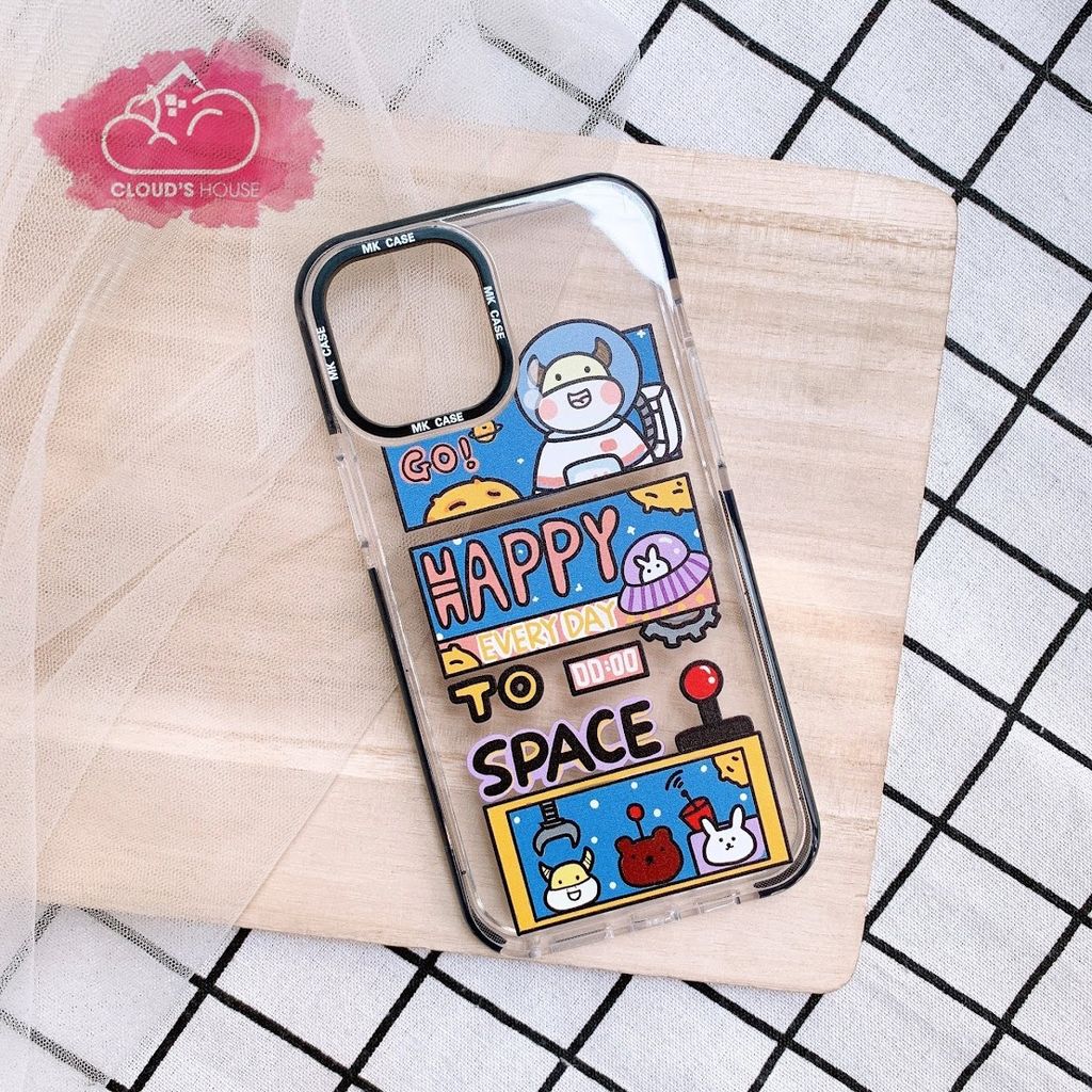 CASE iPhone TRONG HỌA TIẾT CHỐNG SHOCK - HAPPY SPACE