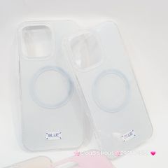 Case Ốp điện thoại iPhone Trong Crytal Magsafe Xanh Mint Pastel Case iPhone 12/13/14/15/16/Pro/Promax