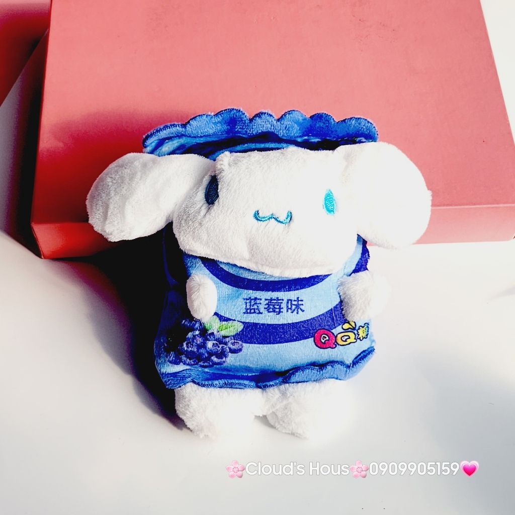 Móc Khóa Gấu Bông Gói Bánh Kuromi Melody Cinnamoroll