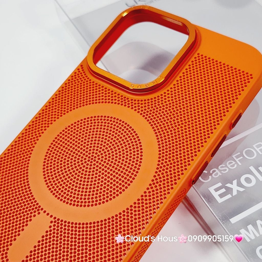 Case Ốp điện thoại iPhone Likgus Magsafe Nhiều Màu Lưng Lưới iPhone 15/16/Pro/Promax