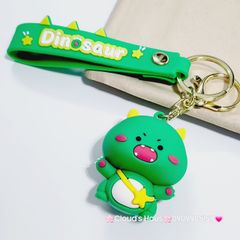 Móc Khóa Khủng Long Đeo Giỏ Kute Dinosaur