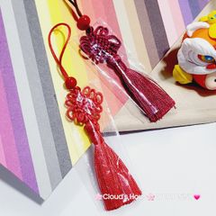 Móc Khóa Tua Rua Đồng Tâm Kết Treo Cát Tường ( TAIWAN)
