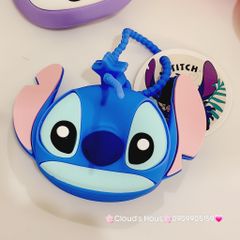 Bóp Móc Khóa Silicone Nhân vật hoạt hình SANRIO Chính hãng Kuromi Melody Stitch Cinnamoroll Ếch