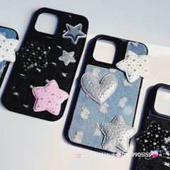 Case Ốp điện thoại iPhone Jeans Ngôi Sao Nổi Cá Tính cá tính iPhone 7+/8+/X/Xs/XSMax/11/12/13/14/15/Pro/Promax