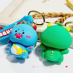 Móc Khóa Khủng Long Đeo Giỏ Kute Dinosaur