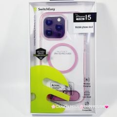 Case Ốp điện thoại iPhone SwitchEasy Trong Magsafe Chống dựng iPhone 16/Pro/Promax