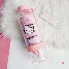 Bình nước Kitty có thể vắt nước cam Nhựa tốt