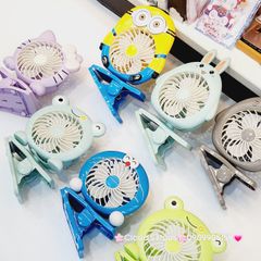 Mini Fan - Quạt kẹp Hình Động vật (Quạt sạc) Sz lớn