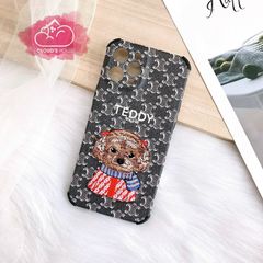 CASE iPhone TEDDY Thêu Nhám Sang Chảnh