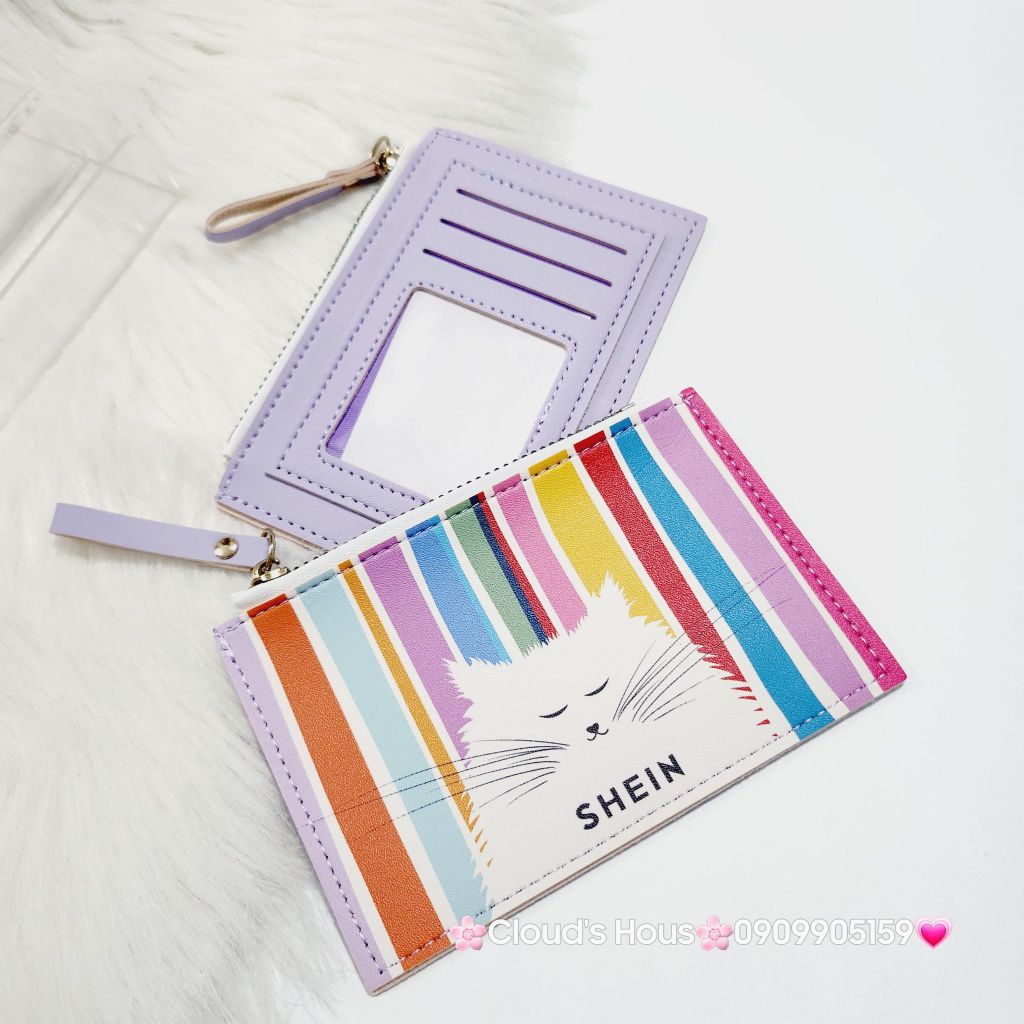 Bóp móc khóa da Shein nhiều mẫu