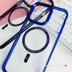 Case Ốp điện thoại iPhone X&M Trong viền hologram bóng iPhone 14Promax/ 15Promax (5 mẫu)