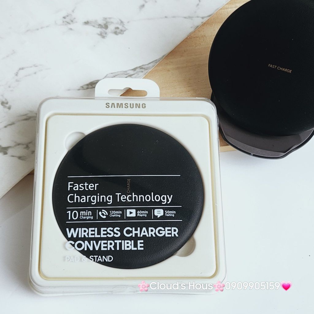 Đế Sạc Không Dây Samsung Fast Charger Pad & Stand (chính hãng)