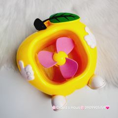 Mini Fan - Quạt hình Táo để (3 màu) Sz Lớn