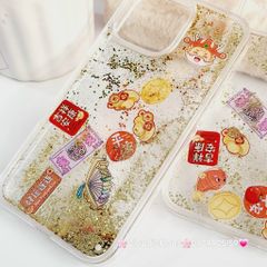 Case Ốp điện thoại iPhone Trong Bling nước icon Tết iPhone 11/12/13/14/15/Pro/Promax - TẾT