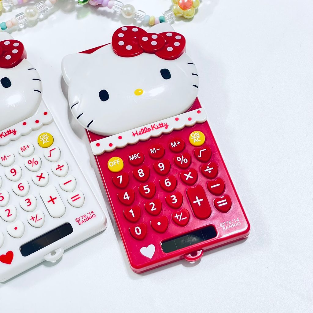 Máy Tính Hello Kitty Mini Cầm Tay (3 màu) - kèm dây charm KT966