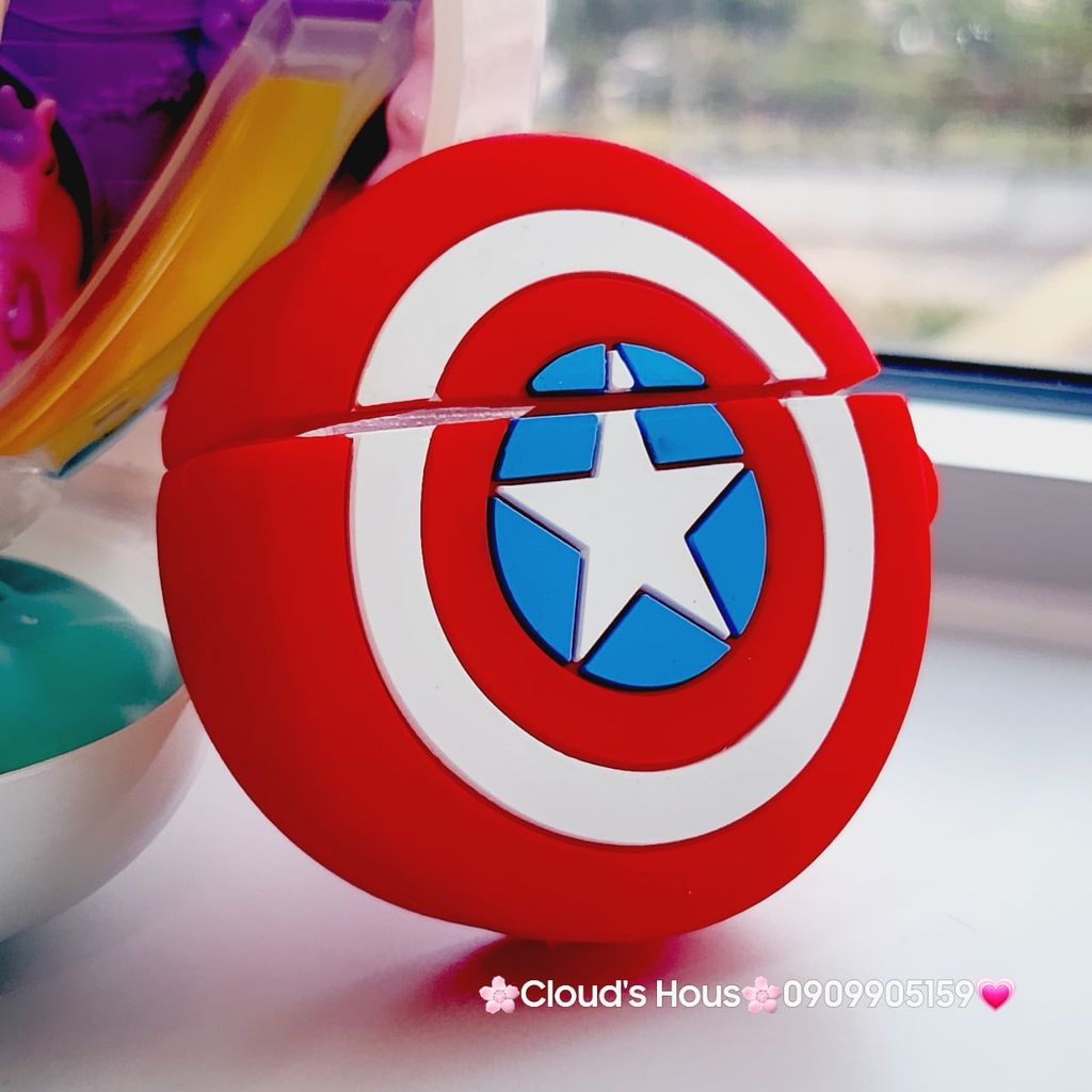 COVER AIRPOD SU DẺO SIÊU ANH HÙNG - MARVEL CÁC LOẠI