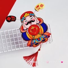 Ông Thần Tài Trang Trí Ngày TẾT (Hít tủ lạnh, treo mai, treo đào,..)