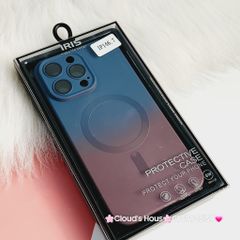 Case Ốp điện thoại iPhone IRIS Ombre Likgus Silicone Bảo vệ Cam Magsafe iPhone 14Promax