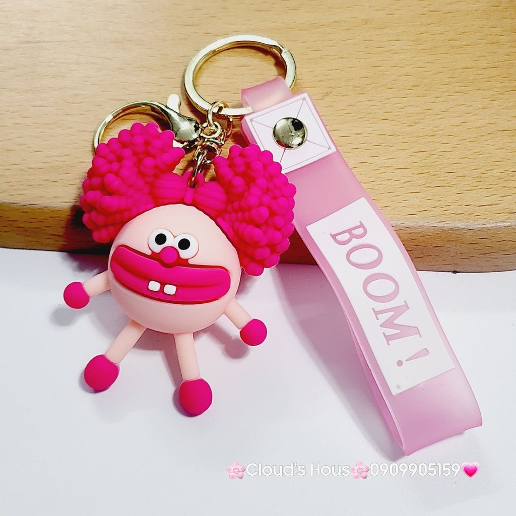Móc Khóa Monster Đầu Xù Boom !