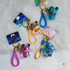 Móc Khoá Bình Nước Bling Bling Tai Mickey & Candy