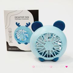 Mini Fan - Quạt Tai Thỏ và Gấu để bàn siêu mini