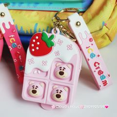 BÓP MÓC KHOÁ Silicone Lotso Ice Cream Pop It