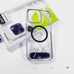 Case Ốp điện thoại iPhone SwitchEasy Trong Magsafe Chống dựng iPhone 16/Pro/Promax