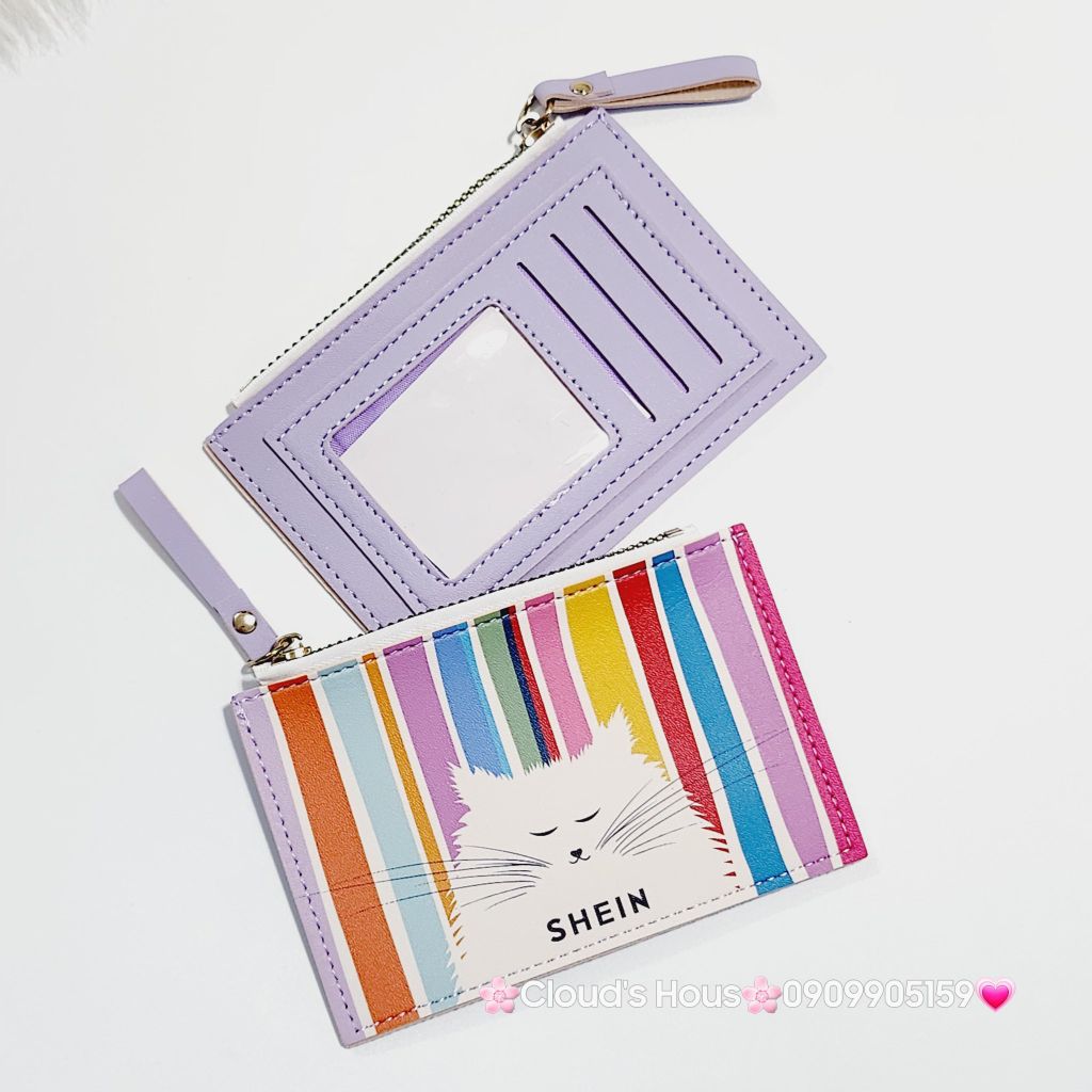 Bóp móc khóa da Shein nhiều mẫu