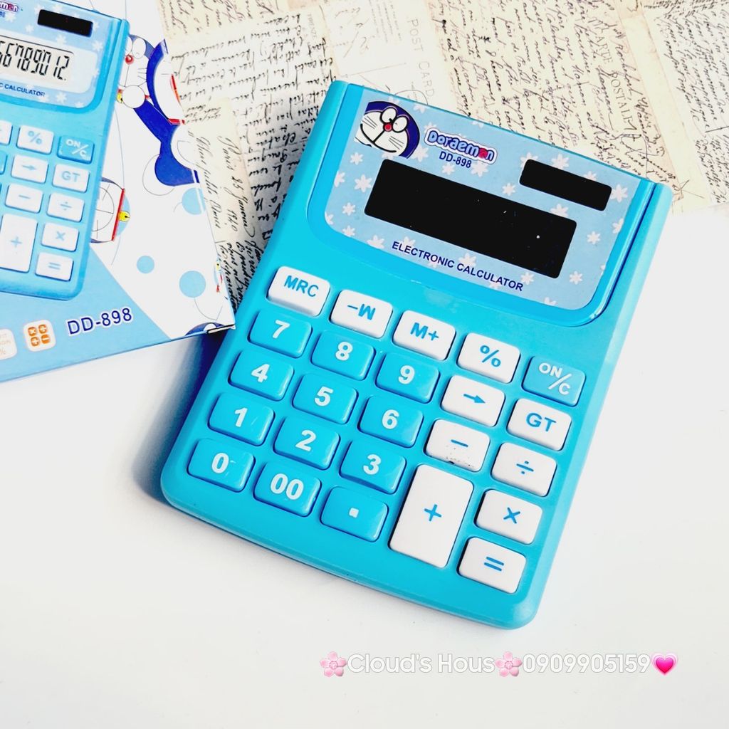 Máy Tính Doraemon Mini Nhỏ Gọn DD-898
