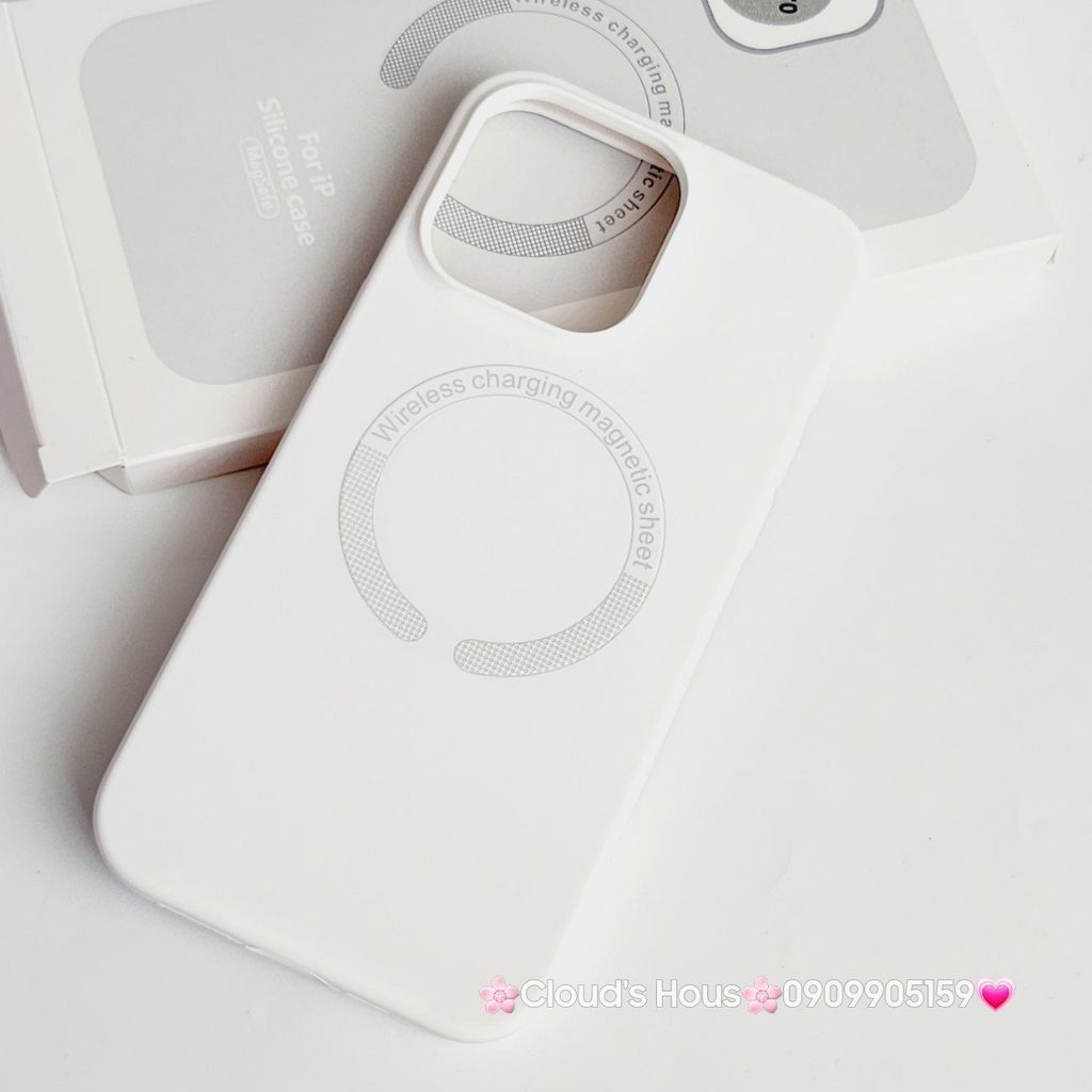 Case Ốp điện thoại iPhone Silicone Magsafe Basic iPhone 11/12/13/14/15/Plus/Pro/Promax