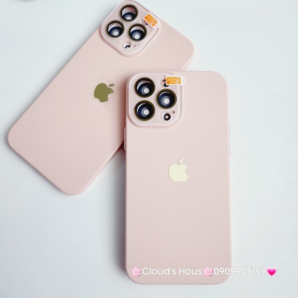 Case Ốp điện thoại iPhone Da Trơn Basic Bảo Vệ Camera iPhone 11/12/13/14/15/Pro/Promax