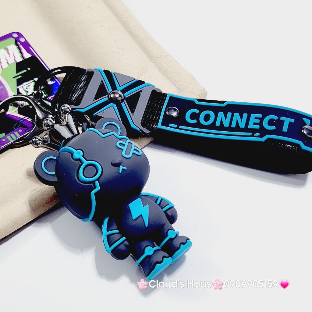 Móc Khóa Gấu Vương Miện Connect