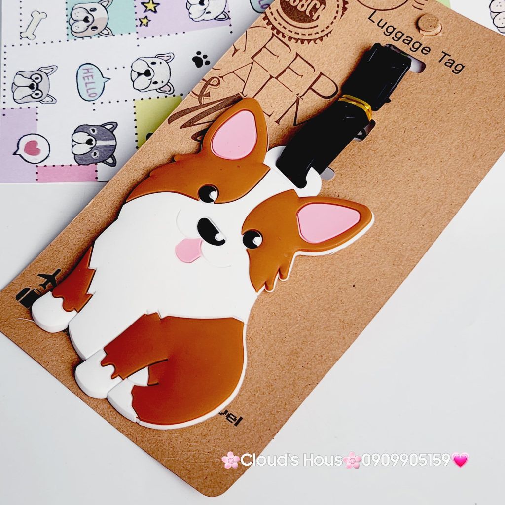 Tag Treo Vali Silicone Luggage Tag Đài Loan