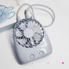 Mini Fan - Quạt Cầm Tay - Để Bàn Có Dây Xách Du Lịch