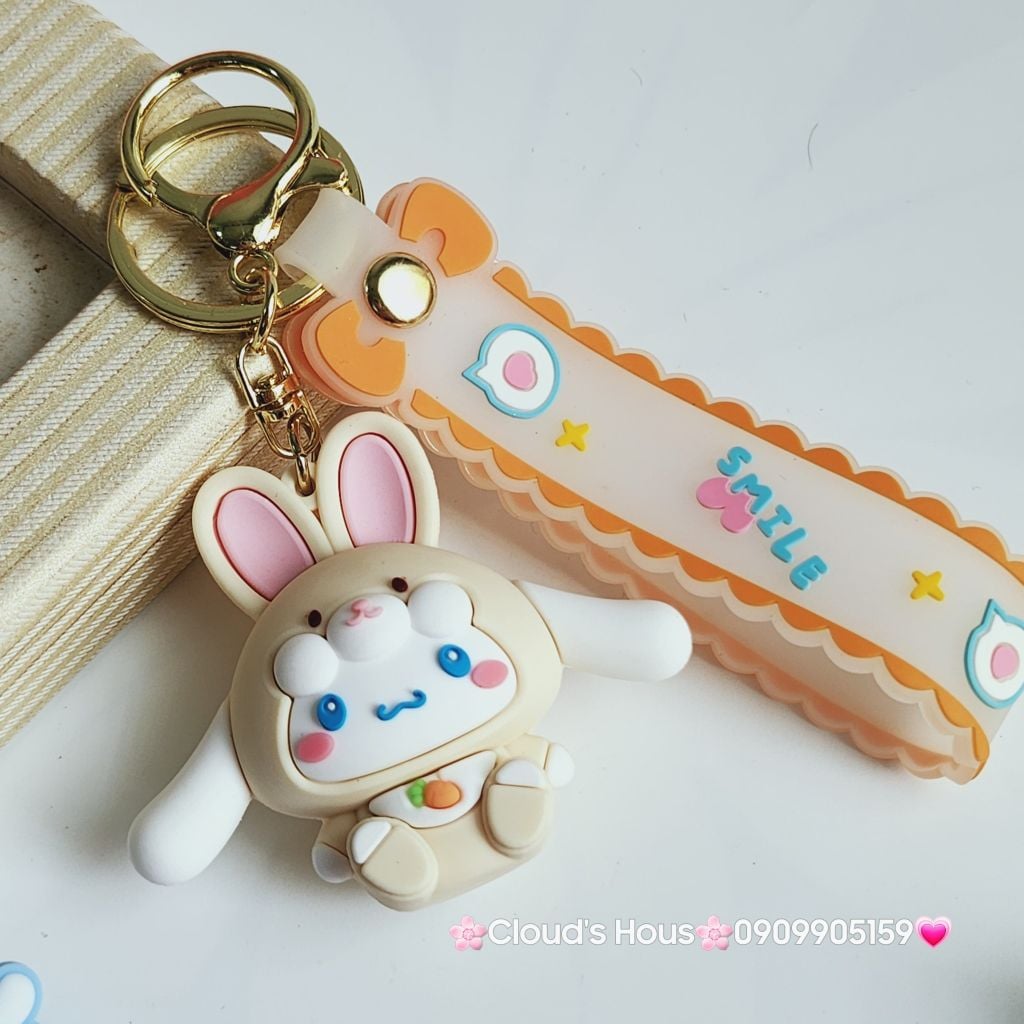 Móc Khóa Thỏ Cinnamoroll Cosplay
