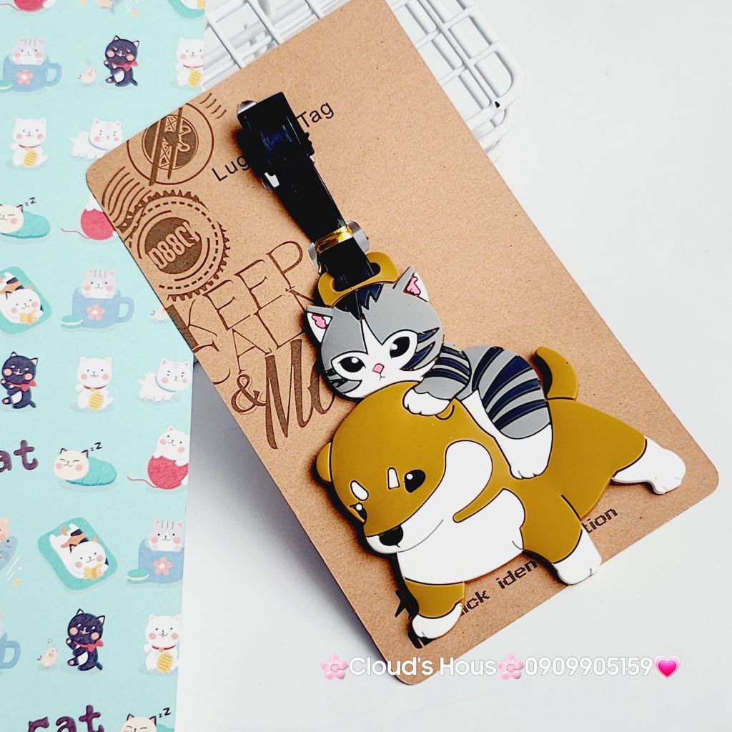 Tag Treo Vali Silicone Luggage Tag Đài Loan