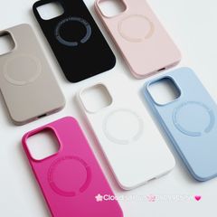 Case Ốp điện thoại iPhone Silicone Magsafe Basic iPhone 11/12/13/14/15/Plus/Pro/Promax