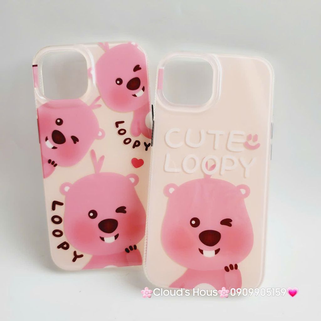 Case Ốp điện thoại iPhone Chuột Cute Loopy iPhone 13/14/15/Pro/Promax