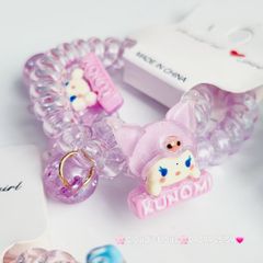 Đồ cột tóc dây xoăn trong Charm hoạt hình (cặp)