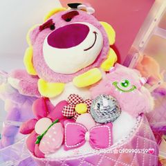 Bó hoa Gấu Bông Gấu Dâu Lotso