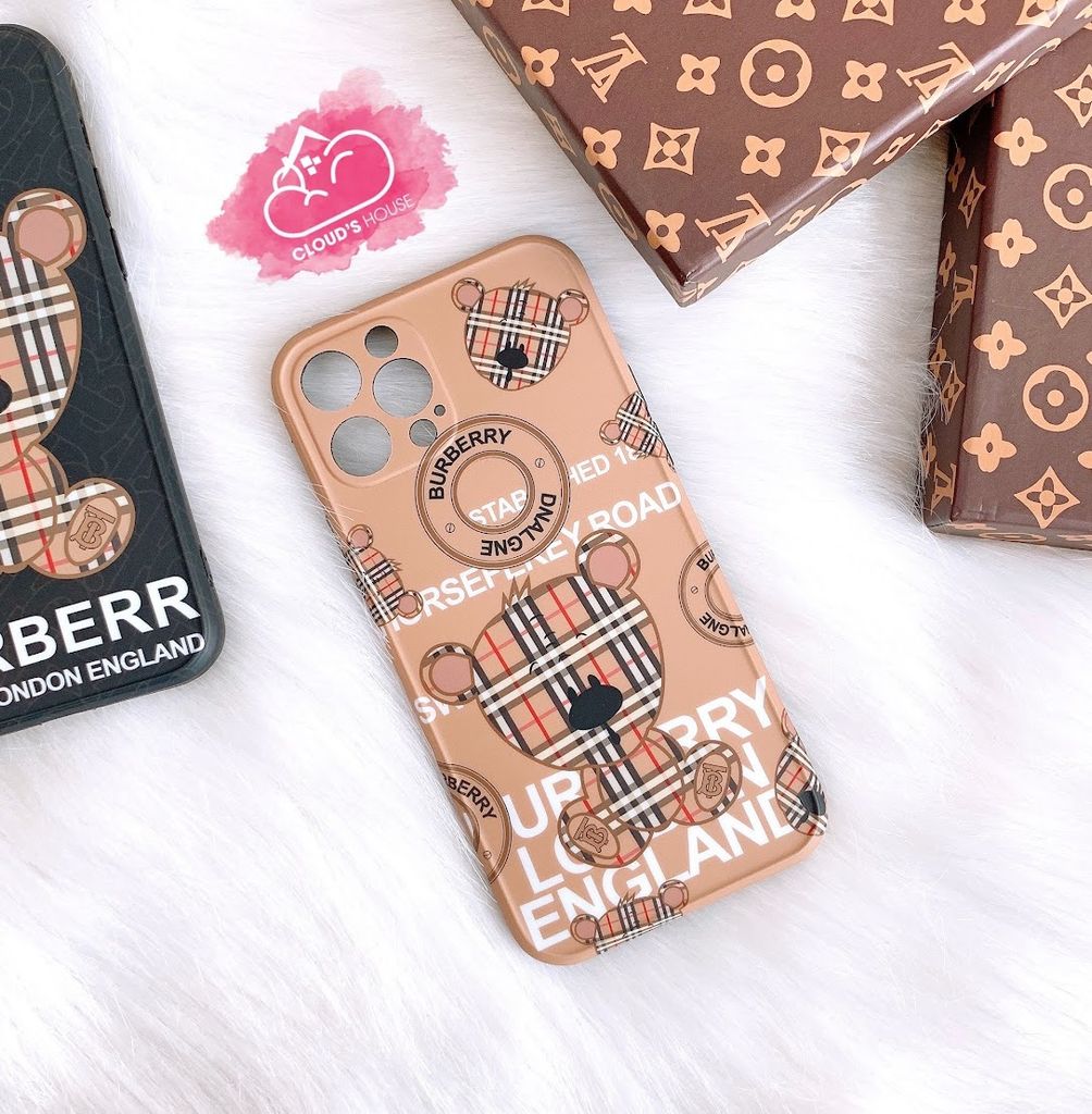CASE IPHONE Gấu BURBERRY Bóng