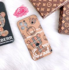 CASE IPHONE Gấu BURBERRY Bóng