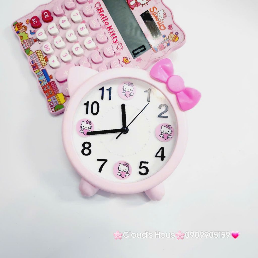 Đồng Hồ Để Bàn Hello Kitty Nhiều Màu