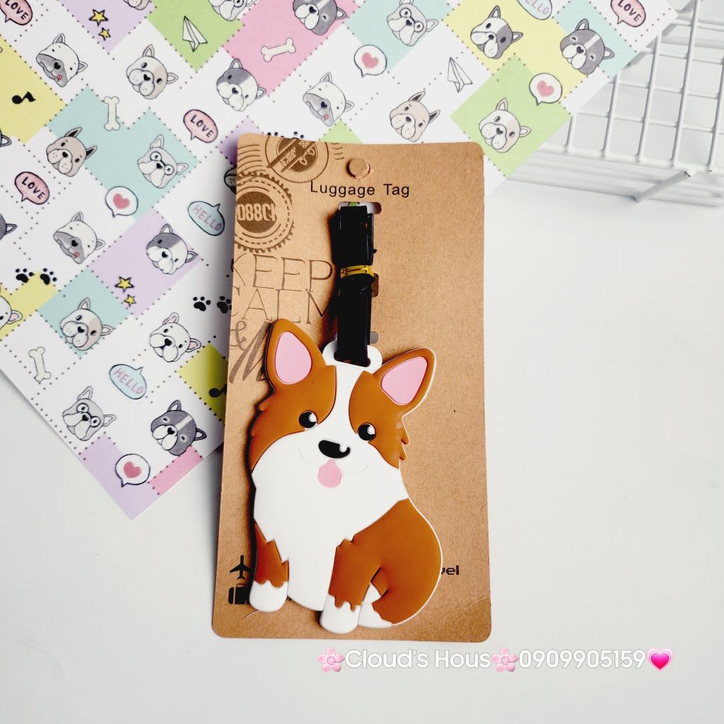 Tag Treo Vali Silicone Luggage Tag Đài Loan